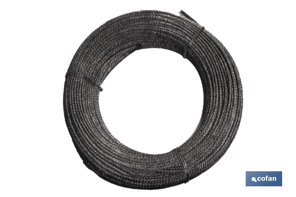 ROLLO CABLE GALVANIZADO 50 MTS. 8MM. (PACK: 1 UDS)