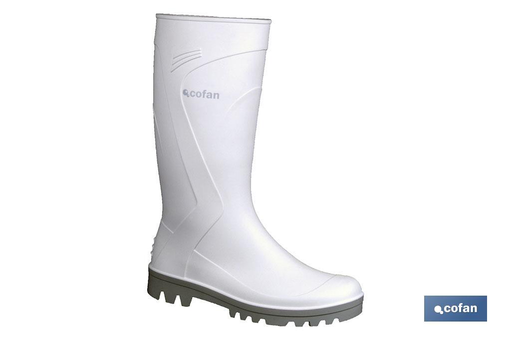 BOTA AGUA PVC BLANCA TALLA 44 (PACK: 1 UDS)