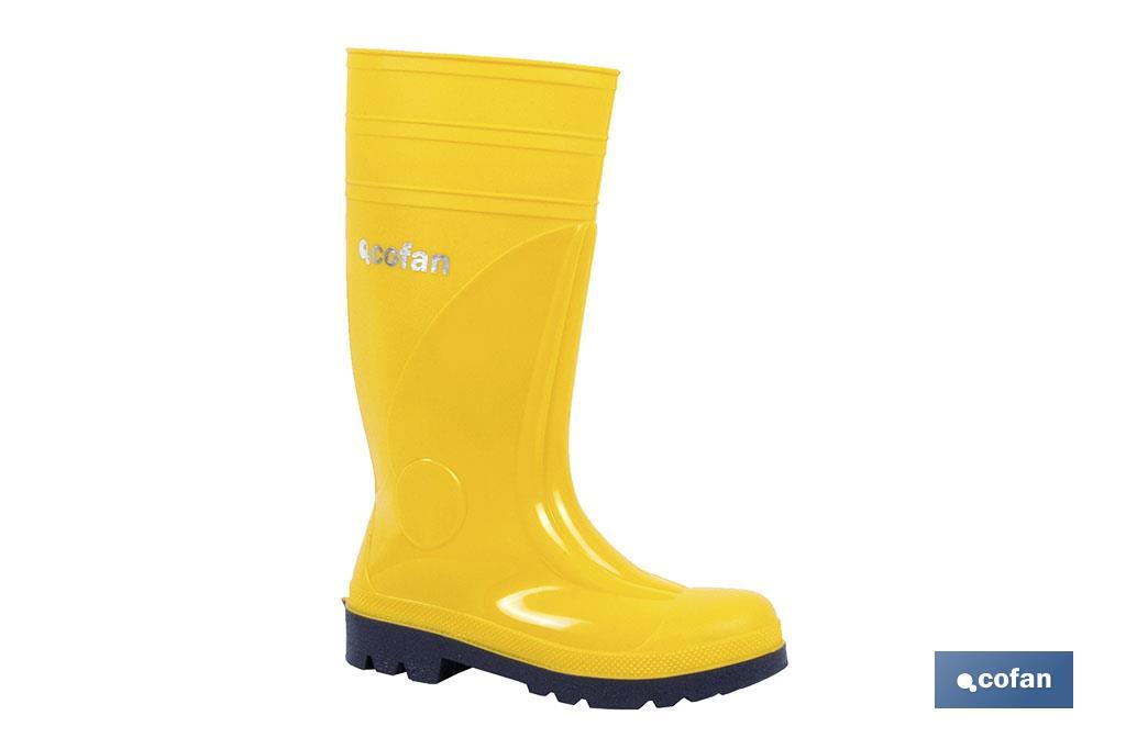 BOTA AGUA S5 AMARILLA T-36 (PACK: 1 UDS)