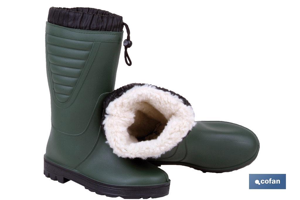 BOTA DE AGUA FORRO POLAR TALLA 47 (PACK: 1 UDS)