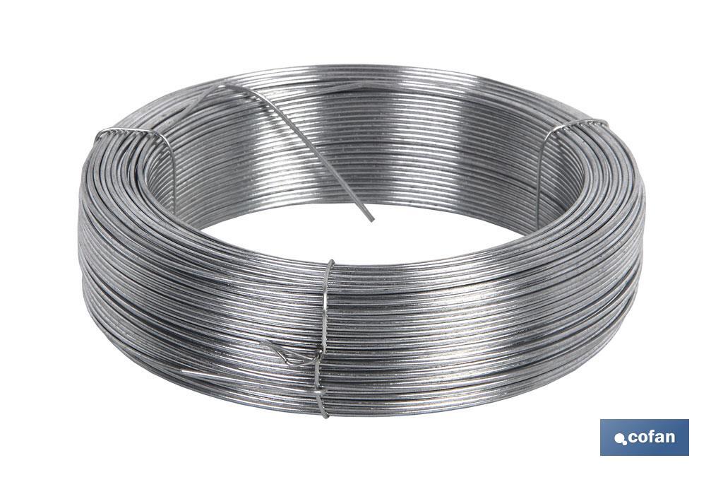 ROLLO ALAMBRE GALVANIZADO 5 Kg (2,7mm) Nº 16 (PACK: 1 UDS)