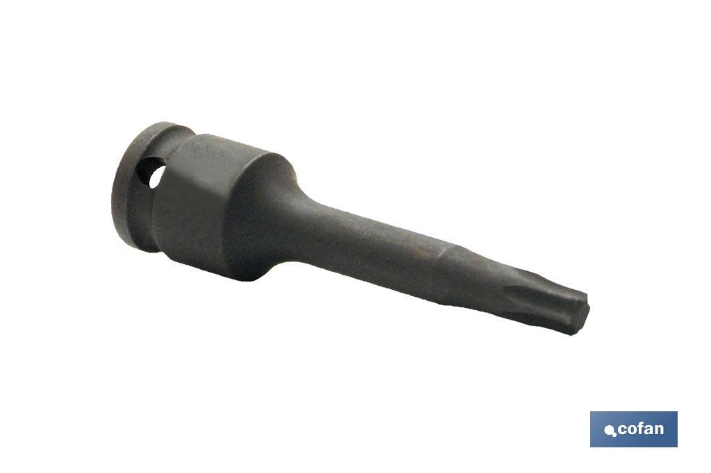 VASO IMPACTO 1/4 TORX MACHO T-30