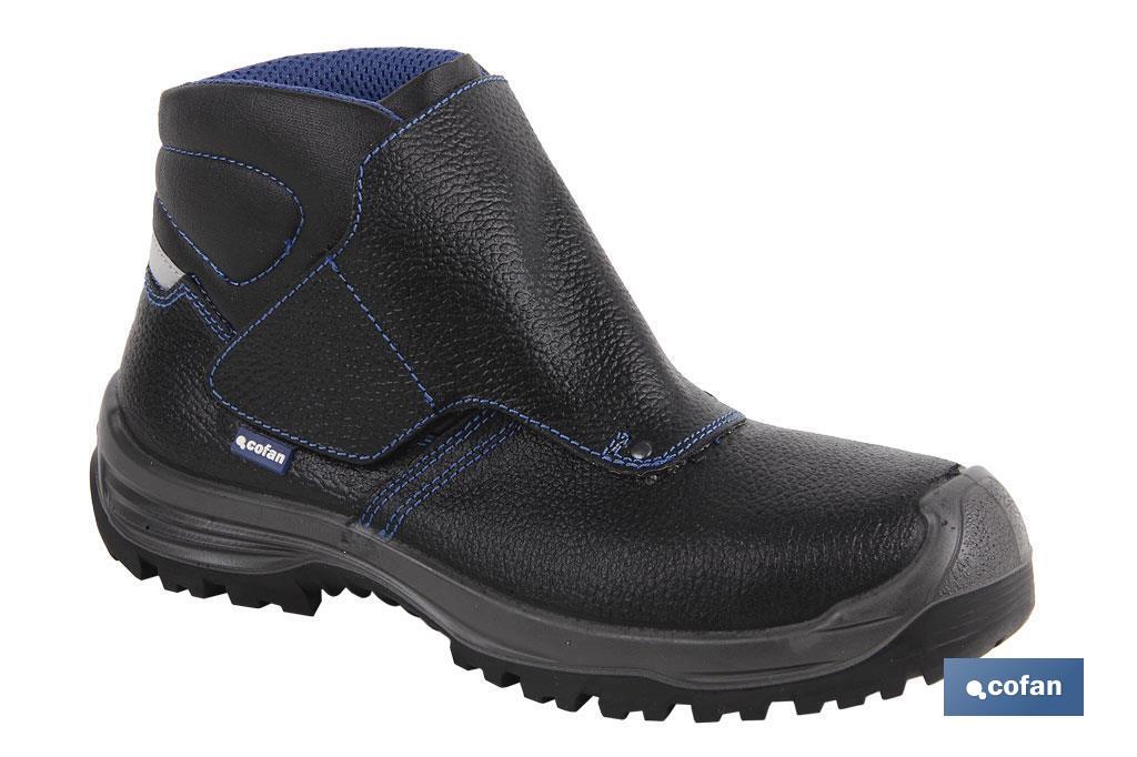 BOTA PIEL NEGRO CIERRE VELCRO S3 MODELO URIAN T 42 (PACK: 1 UDS)