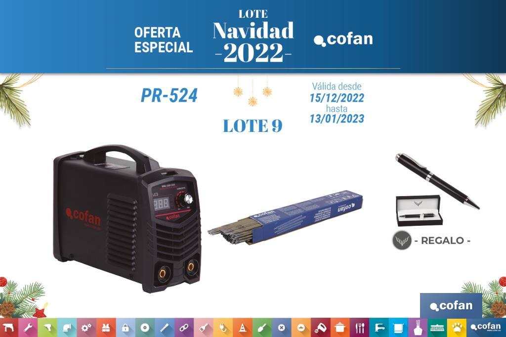 Lote de Navidad 9: Soldador Inverter + Electrodos + Regalo