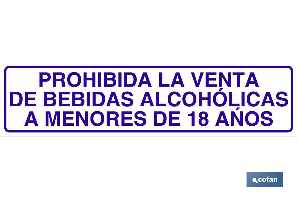 Prohibida la venta de bebidas alcohólicas a menores de 18 años