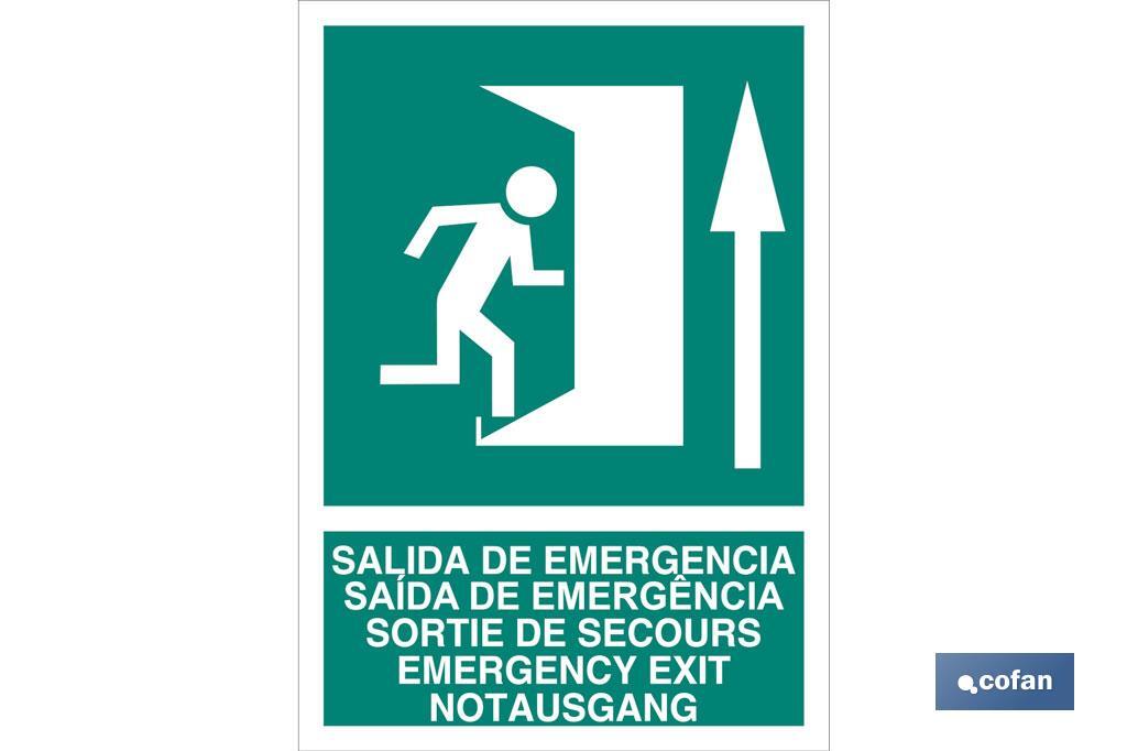 Salida de Emergencia Texto