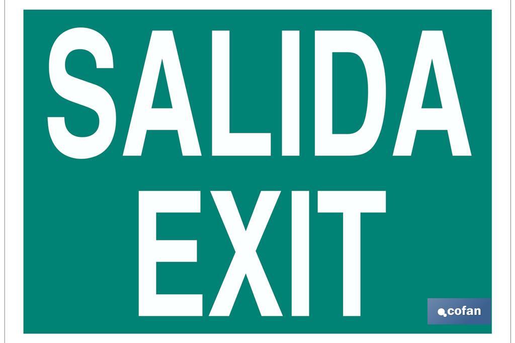 Señal Salida / Exit