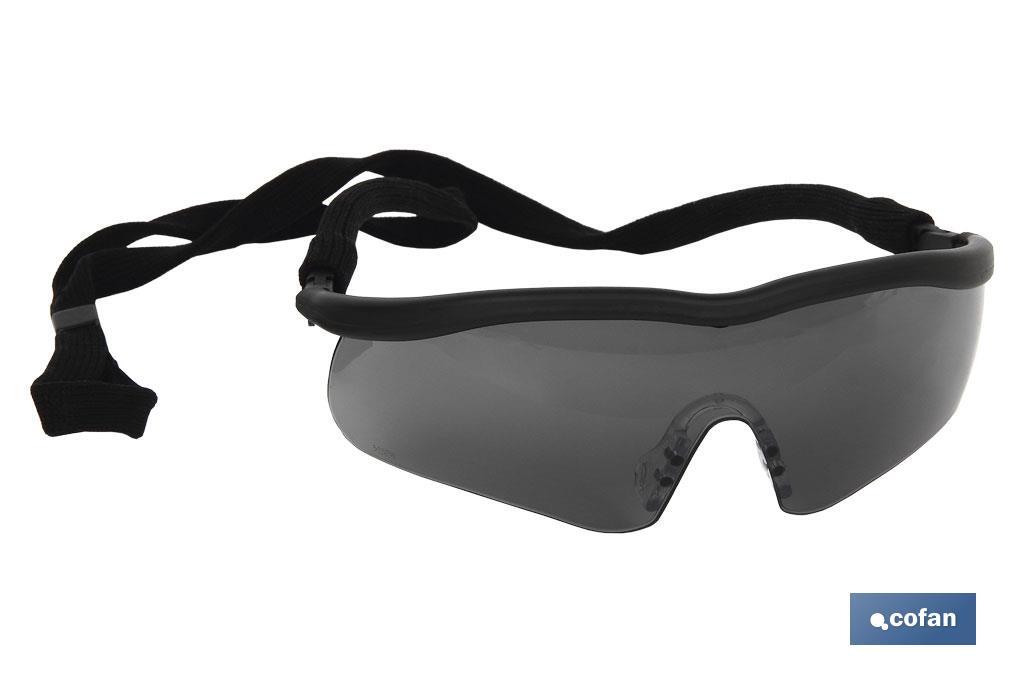Gafas protectoras de seguridad oscura | Resistente a arañazos | Mayor seguridad en bricolaje y soldadura, entre otros