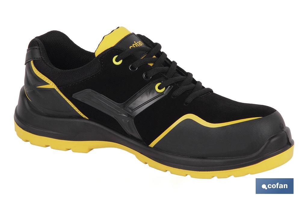Zapato Deportivo | Seguridad S3-SRC ESD | Modelo Montiel | Color Negro | Suela Antideslizante