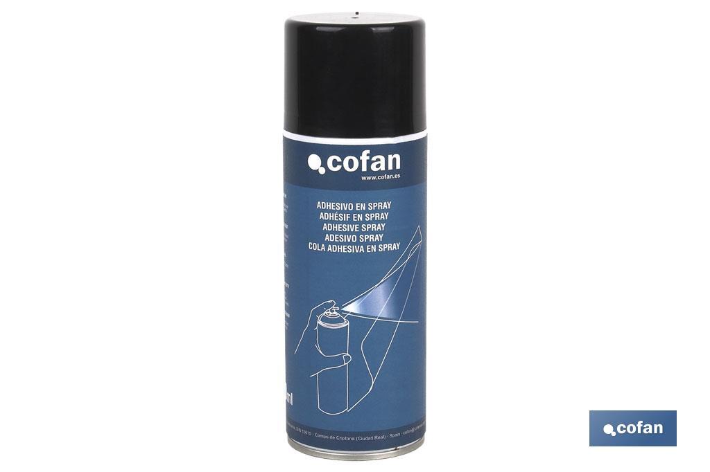 Adhesivo en spray 400 ml | Cola de contacto reposicionable | En aerosol