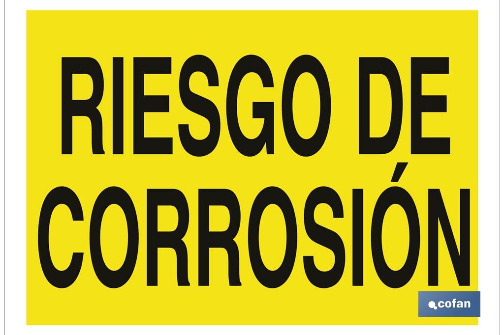 Riesgo de corrosión