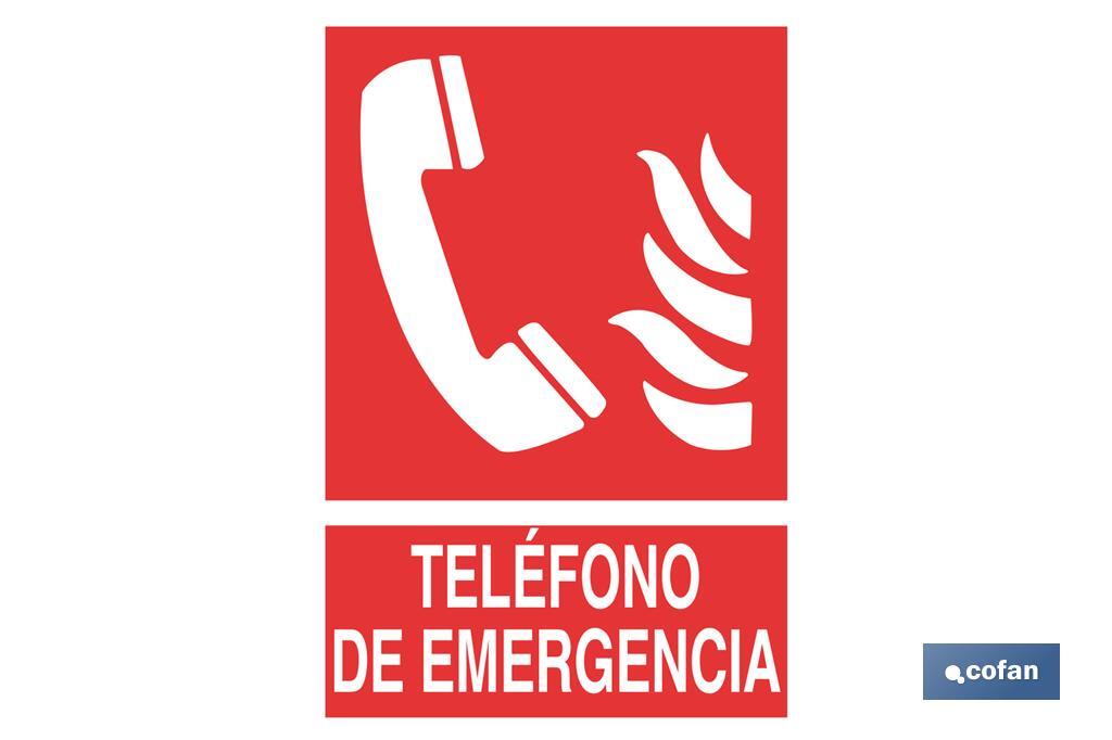 Teléfono de emergencia