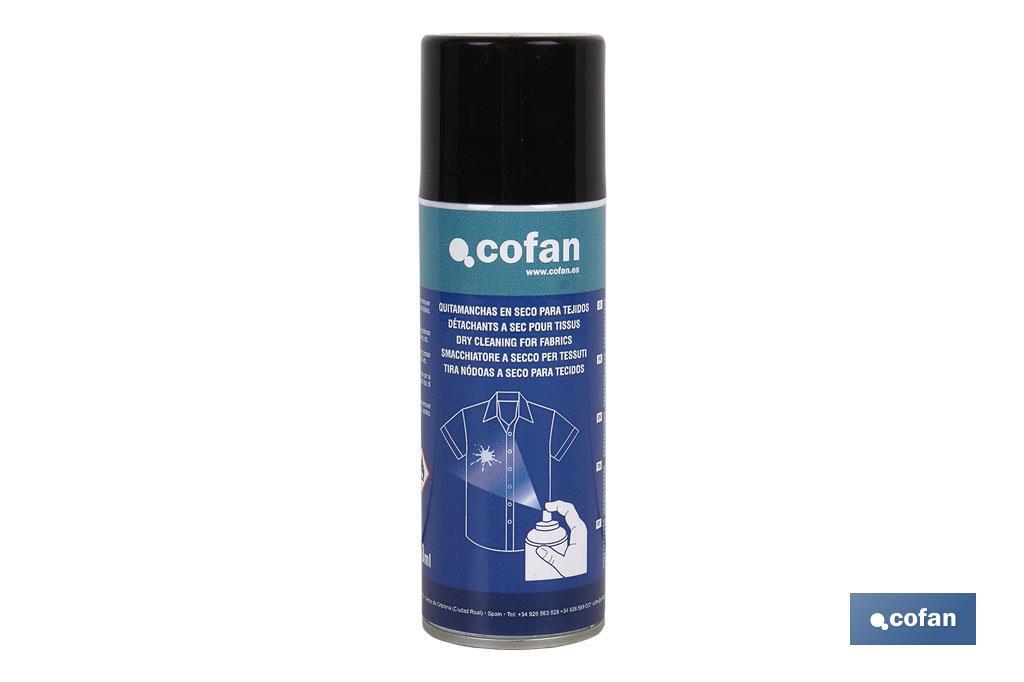 Spray Quitamanchas para tejidos 200 ml | Base disolvente | Absorbe y disuelve