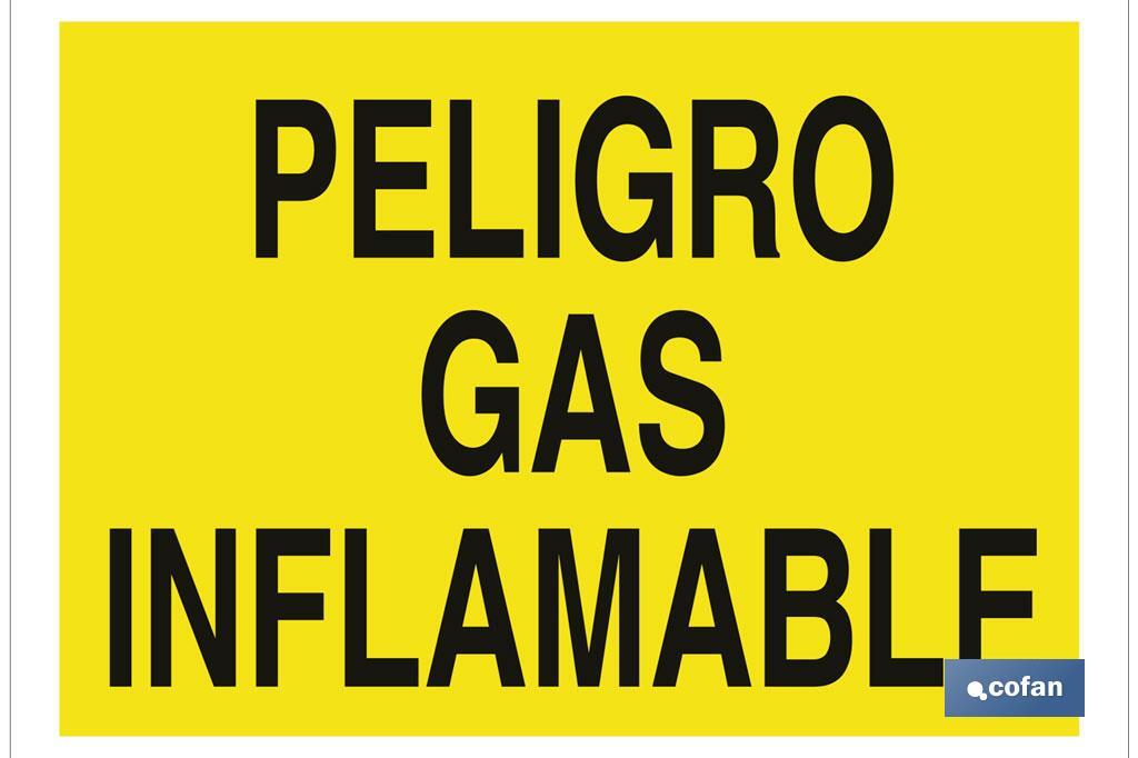 Peligro gas inflamable