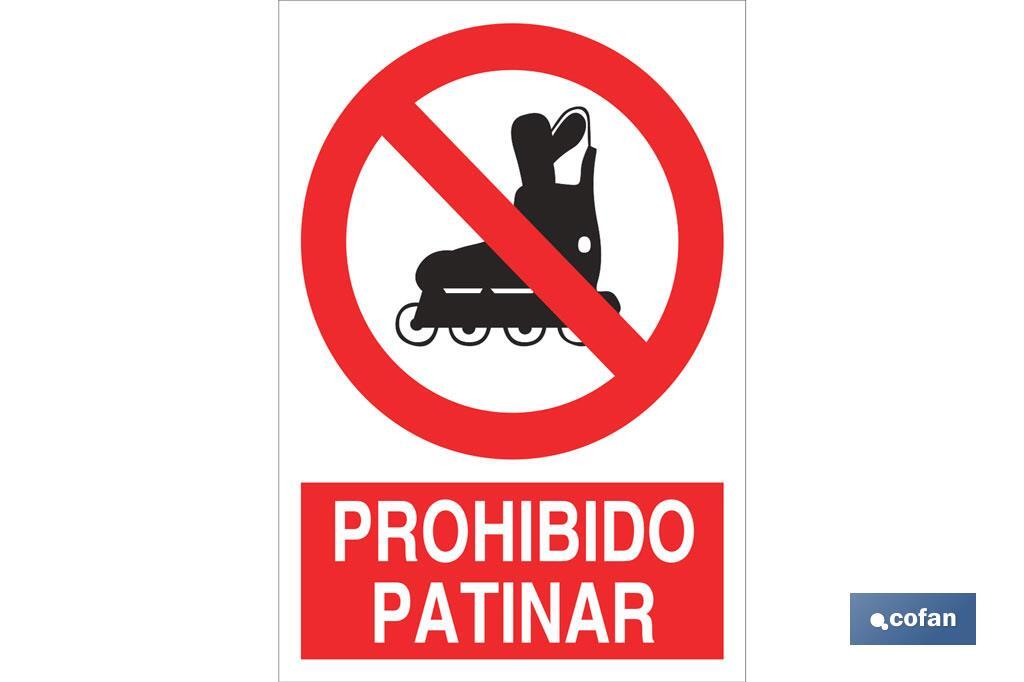 Prohibido patinar