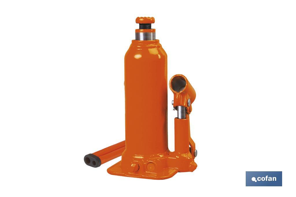 Gato hidráulico de botella | Capacidad máxima de 4, 12 y 20 toneladas | Fabricado en acero de alta calidad y resistencia