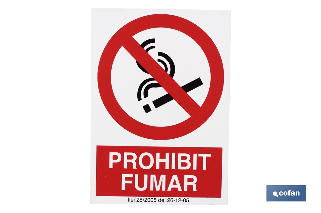 Prohibit fumar