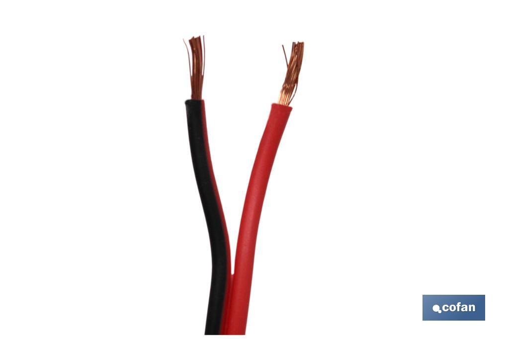 Cable Paralelo (Rojo/Negro)